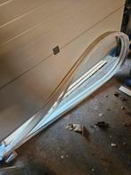 Volschuim afwerkprofiel 40x5,5mm 5000mm 11stuks ral9001, Ophalen, Nieuw, Plinten