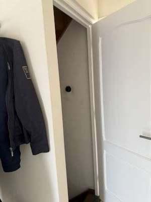 3 eiken deuren wit geverfd eiken deuren., Doe-het-zelf en Verbouw, Deuren en Horren, Gebruikt, Binnendeur, 200 tot 215 cm, 80 tot 100 cm