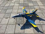 RC Straaljager Viper Jet - Blauw/Geel, Ophalen of Verzenden, Gebruikt, Elektro