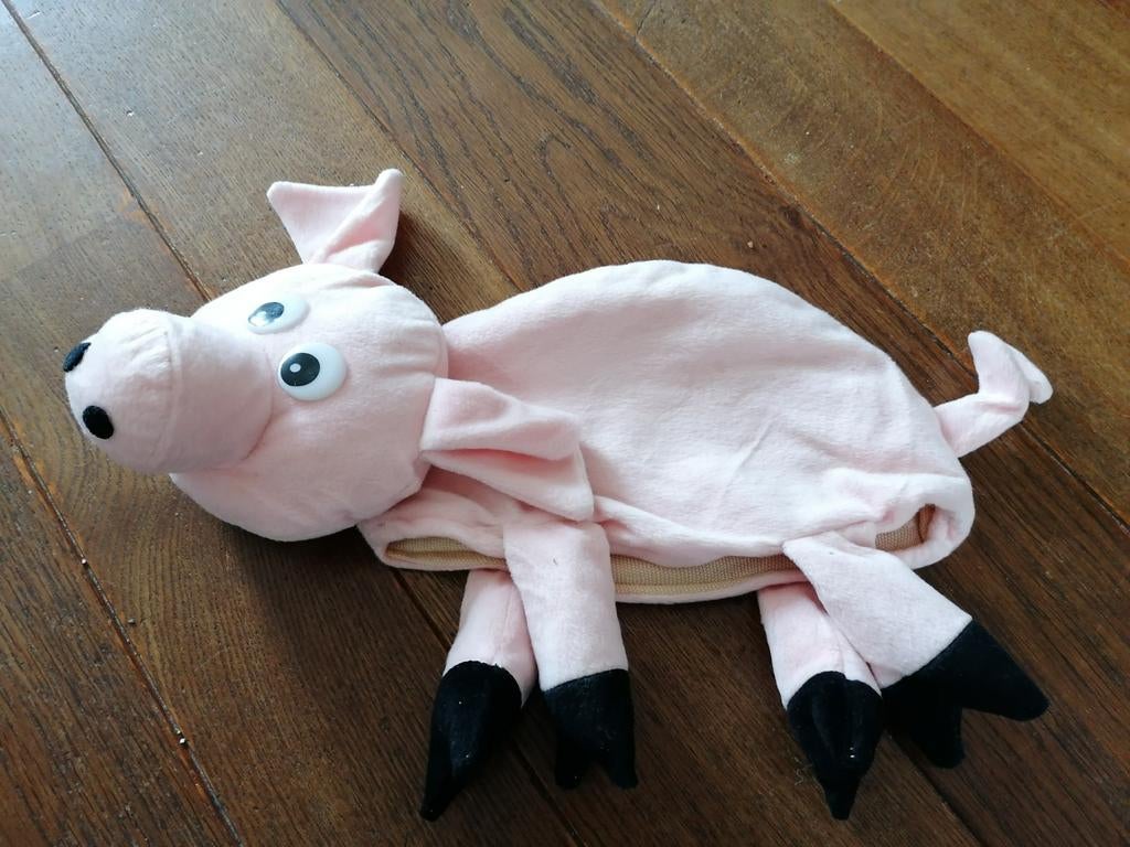 Leuk varkentje hoofdband/muts, Ophalen of Verzenden, Gebruikt, Jongen of Meisje