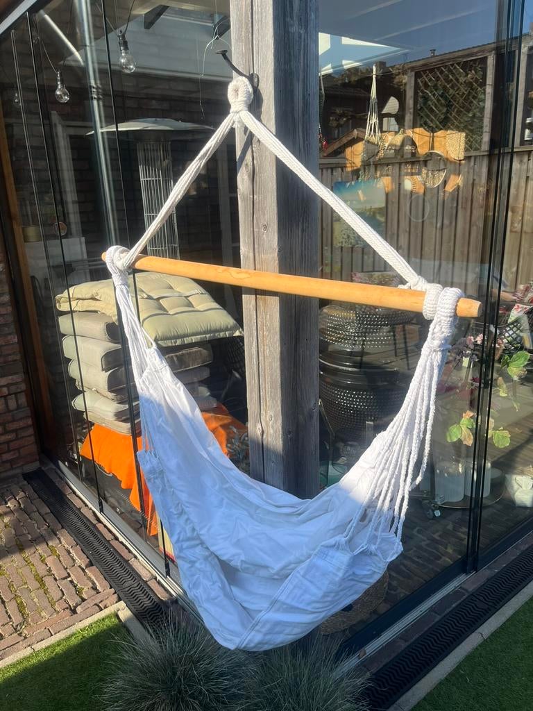 Hangstoel, Tuin en Terras, Ophalen of Verzenden, Zo goed als nieuw, Eenpersoons, Opvouwbaar