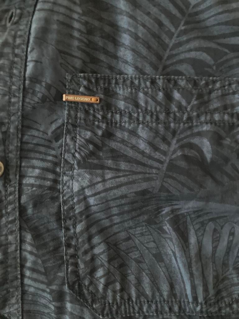 PME Legend overhemd korte mouw (M), Ophalen of Verzenden, Gedragen, Blauw