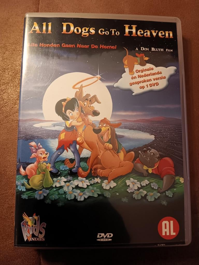 All dogs go to heaven dvd alle honden gaan naar de hemel, Alle leeftijden, Ophalen of Verzenden, Zo goed als nieuw