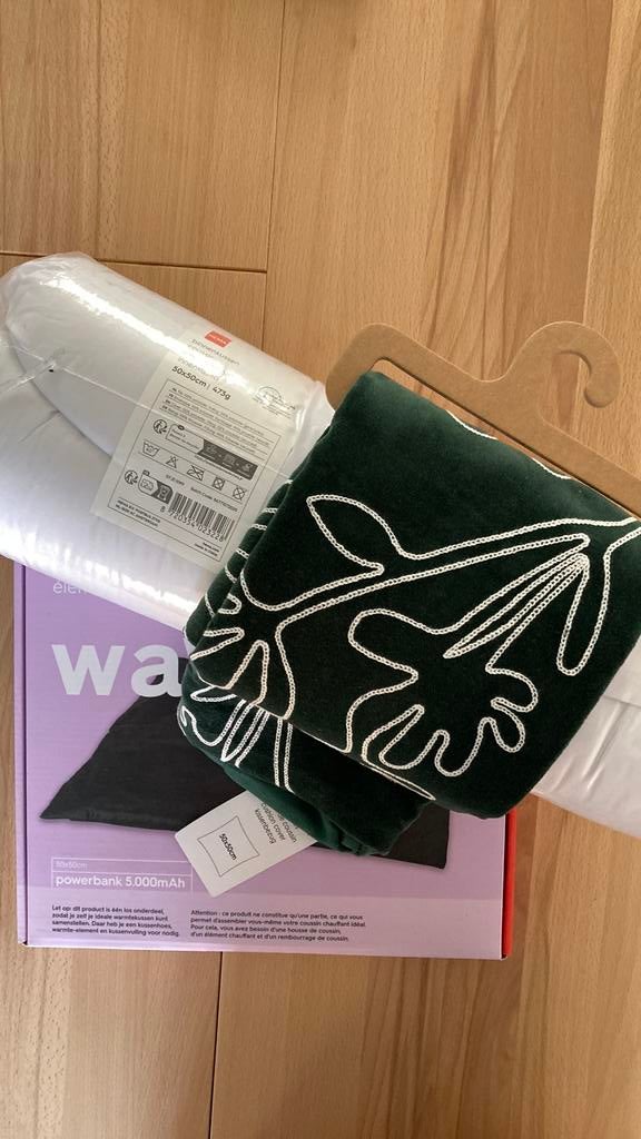 Warmte kussen compleet, Ophalen of Verzenden, Nieuw, Groen, Vierkant