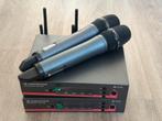 2x Sennheiser EW 100-845 G3 handheld (Band C, 734-776MHz), Ophalen of Verzenden, Zo goed als nieuw, Zangmicrofoon, Draadloos