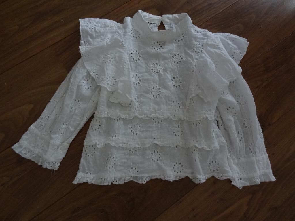 Loavies top, Wit, Loavies, Lange mouw, Gedragen