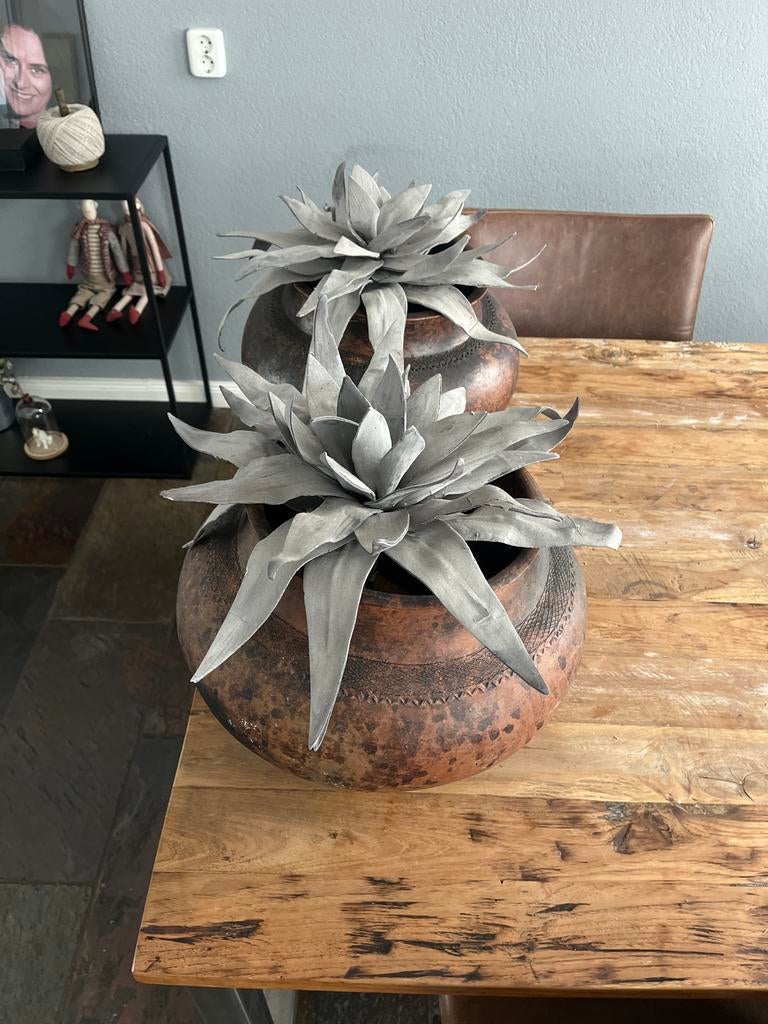 Afrikaanse pot, kruik uit Malawi- 40x30 cm, Ophalen, Binnen, Gebruikt, 30 cm