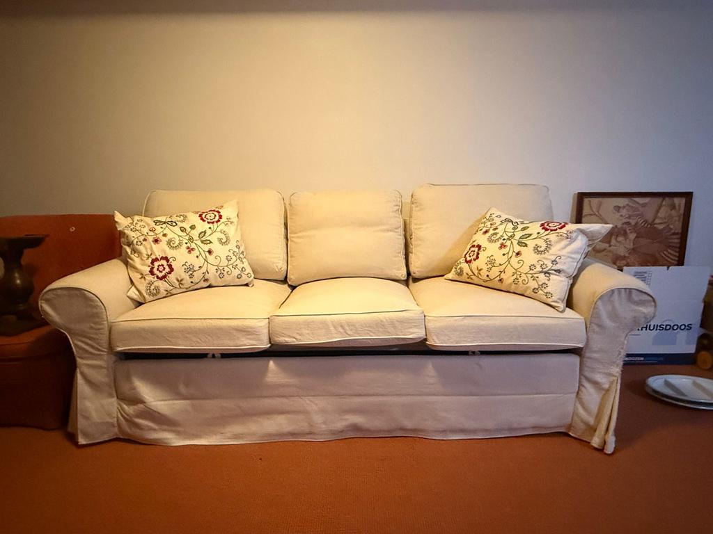 IKEA Slaapbank - inclusief 2 toppers, Ophalen, Gebruikt, Tweepersoons, Overige maten