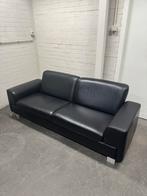 Laauser Design Modulair Bankstel - Zwart Leer, Pracht Staat, Huis en Inrichting, Banken | Bankstellen, Ophalen, Zo goed als nieuw