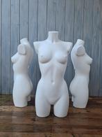 dames paspop torso buste vrouw wit etalagepoppen, Hobby en Vrije tijd, Naaien en Fournituren, Ophalen of Verzenden, Gebruikt, Paspop