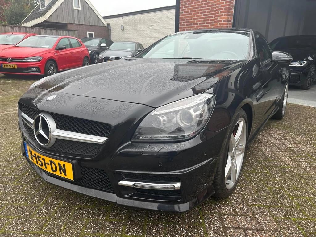 Mercedes-Benz SLK-klasse 350 AMG AUTOMAAT-NAVI-PDC-AIRCO-LED, Auto's, Automaat, Euro 5, Achterwielaandrijving, Zwart