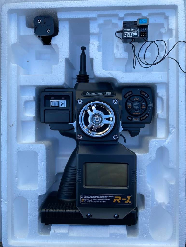 Graupner JR Propo R-1 Pistool Zender 40 MHz met Ontvanger, Ophalen of Verzenden, Zo goed als nieuw, Overige schalen, Onderdeel