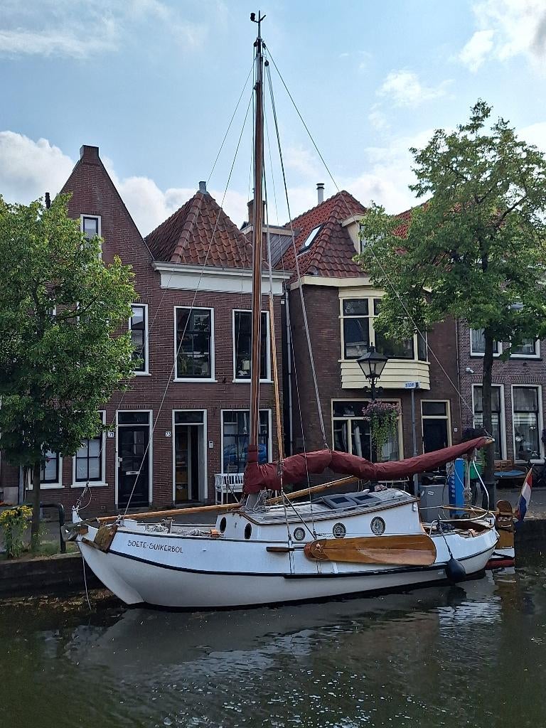 Platbodem - Vollenhovense Bol, Watersport en Boten, Ophalen, Gebruikt, Diesel, Polyester