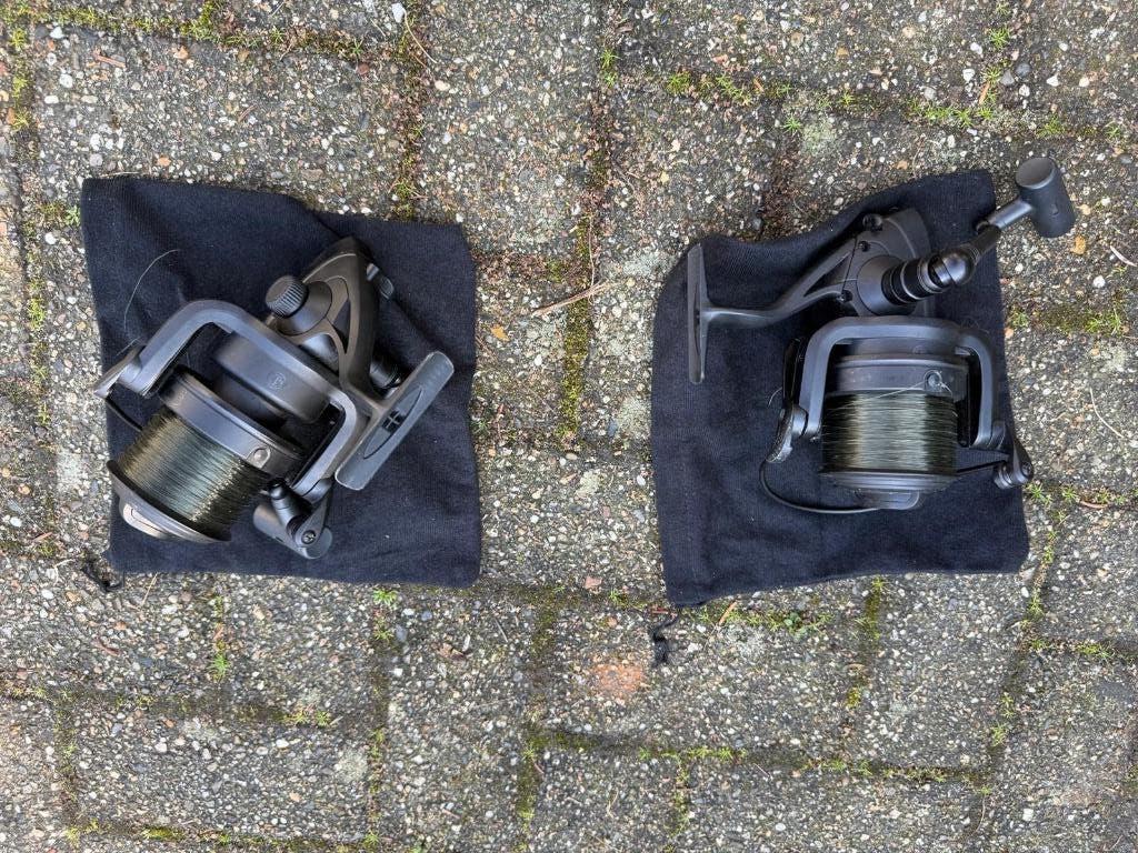 Nash BP12 Fast Drag molens, Watersport en Boten, Hengelsport | Karpervissen, Ophalen of Verzenden, Zo goed als nieuw, Molen