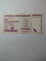 Zimbabwe 5 miljarden dollars 2008, Ophalen of Verzenden, Zimbabwe