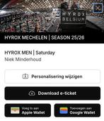 Hyrox Mechelen - Men Open Zaterdag, Eén persoon