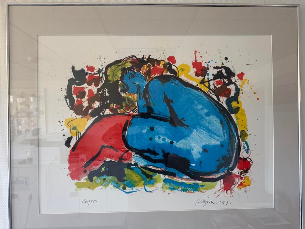 Nic Jonk 1990 - Gesigneerde en genummerde kunstprint, Ophalen