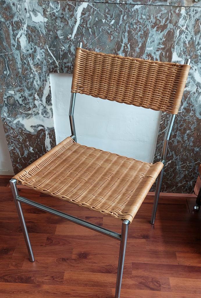 Vintage Martin Visser Eetkamerstoel, Huis en Inrichting, Stoelen, Zo goed als nieuw, Eén, Ophalen