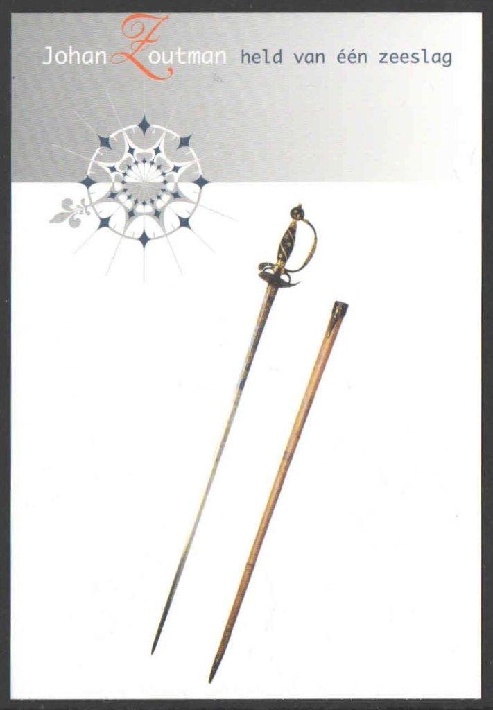 Ansichtkaart Nederlandse Zeehelden: Johan Zoutman (2), Verzamelen, Ansichtkaarten | Themakaarten, Ongelopen, 1980 tot heden, Politiek en Historie