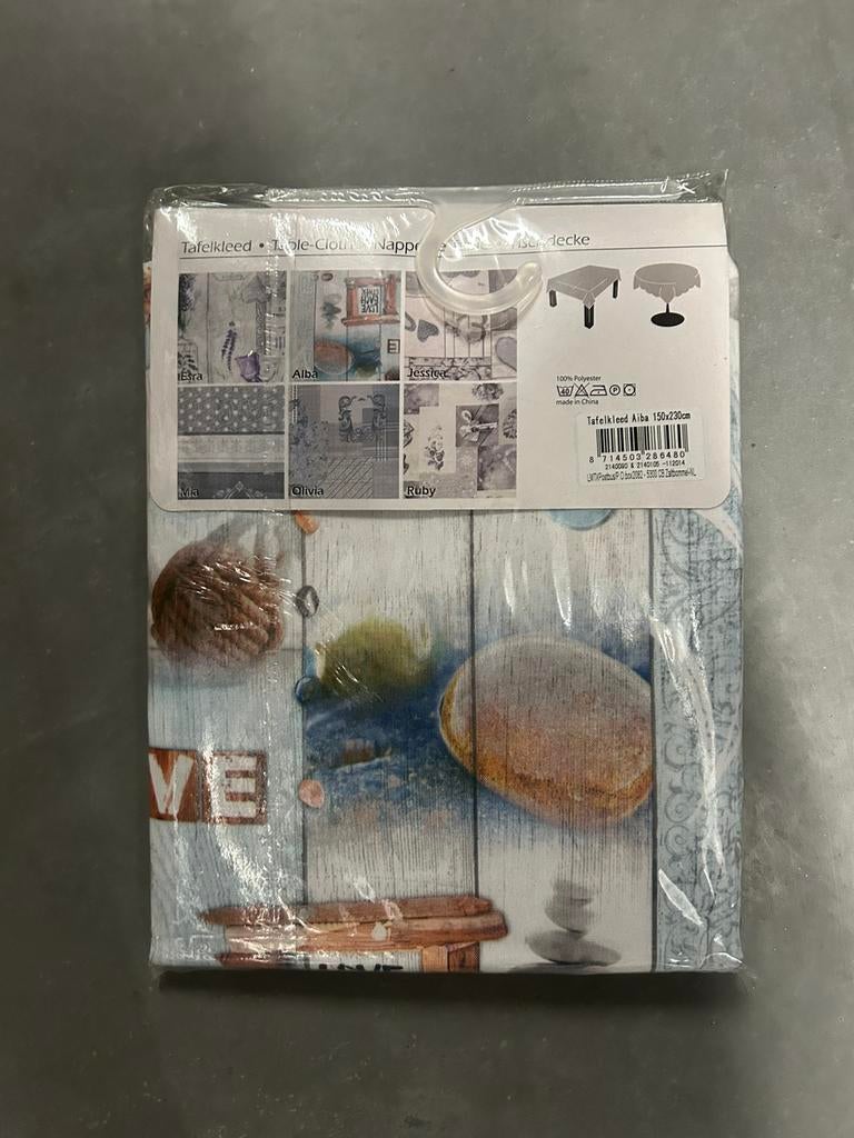 Nieuw tafel kleed vinyl/plastic hobby binnen/buiten tafel, Ophalen of Verzenden, Nieuw, Rechthoek, Binnen