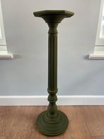 Hoge plantentafel - mosgroen met goud., Huis en Inrichting, Ophalen of Verzenden