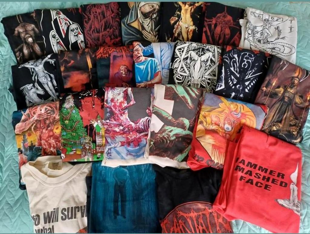 Metal shirts pakket - 23 x Gildan L, nieuw!, Ophalen of Verzenden, Nieuw