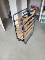 Logeerbed, Ophalen, Eenpersoons, Metaal, 90 cm