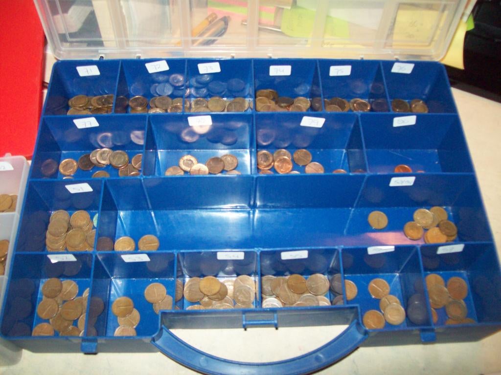 Heel veel centen(gulden tijdperk) (ca 700 stuks), Postzegels en Munten, Munten | Nederland, Ophalen, Koningin Juliana, 1 cent