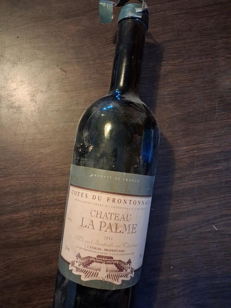 Chateau La Palme 1994 - Rode Wijn uit Frankrijk, Gebruikt, Frankrijk, Ophalen of Verzenden, Rode wijn