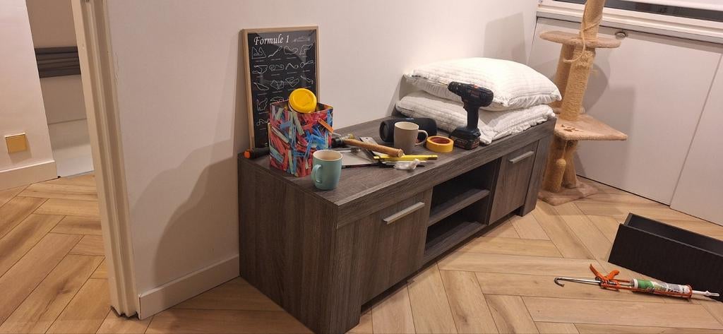 Haco TV-kastje - 150cm breed, Huis en Inrichting, Kasten | Televisiemeubels, Gebruikt, Minder dan 100 cm, 100 tot 150 cm, 25 tot 50 cm