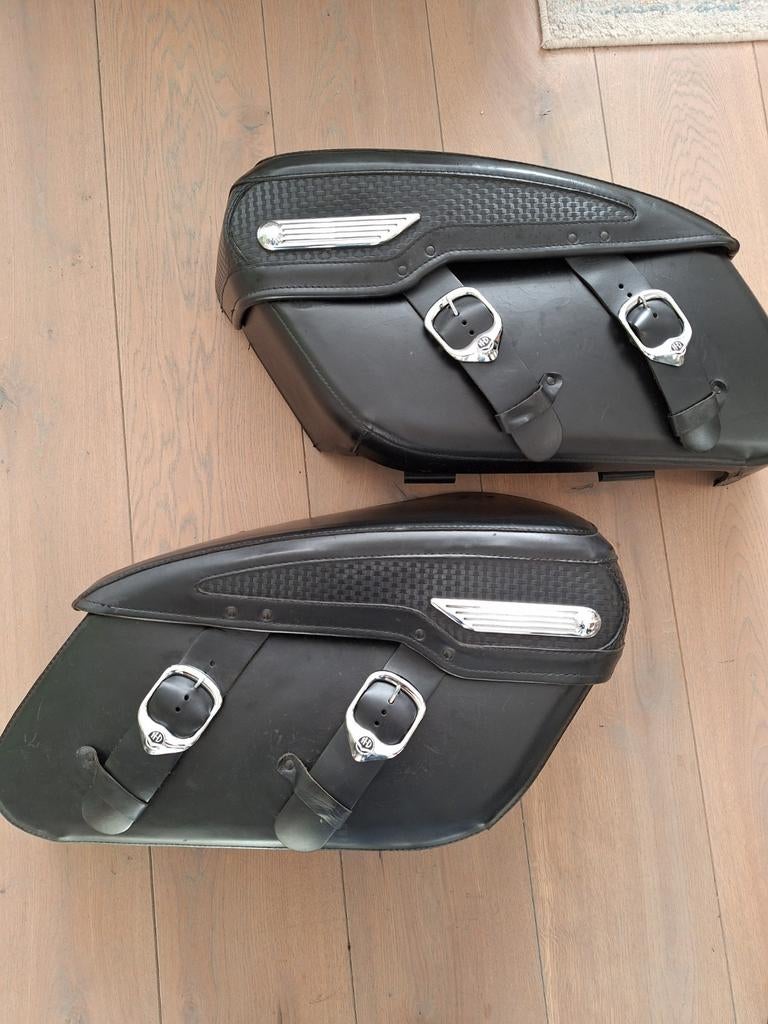 Leren kofferset Harley Davidson, Motoren, Accessoires | Koffers en Tassen, Ophalen of Verzenden
