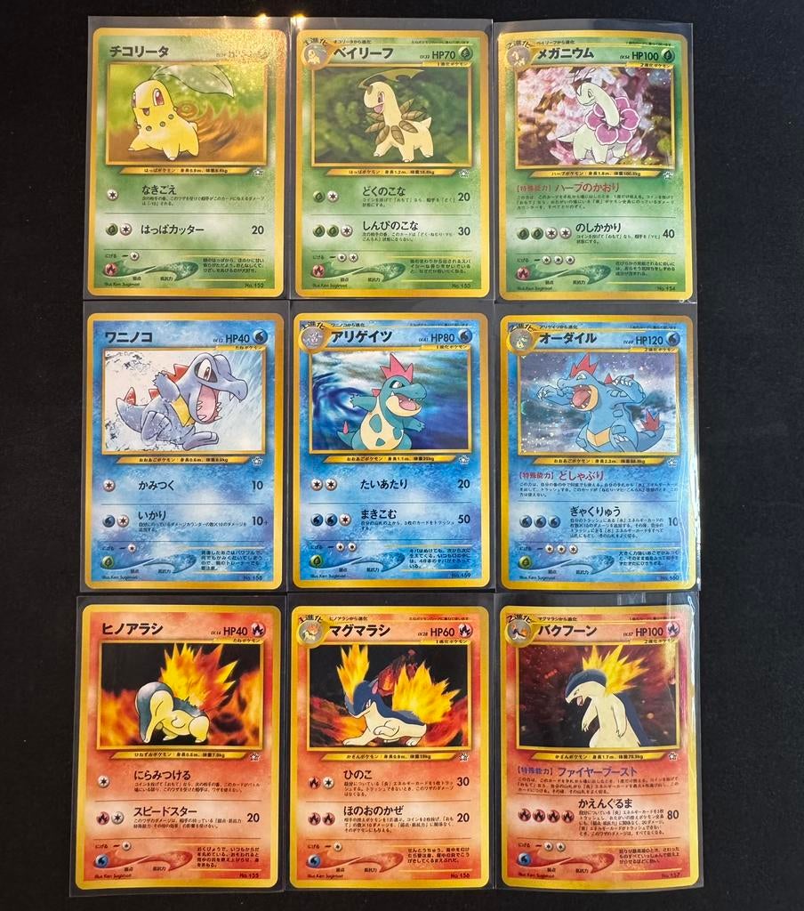 Pokémon Neo Premium File 1 Set (NM), Ophalen of Verzenden, Zo goed als nieuw