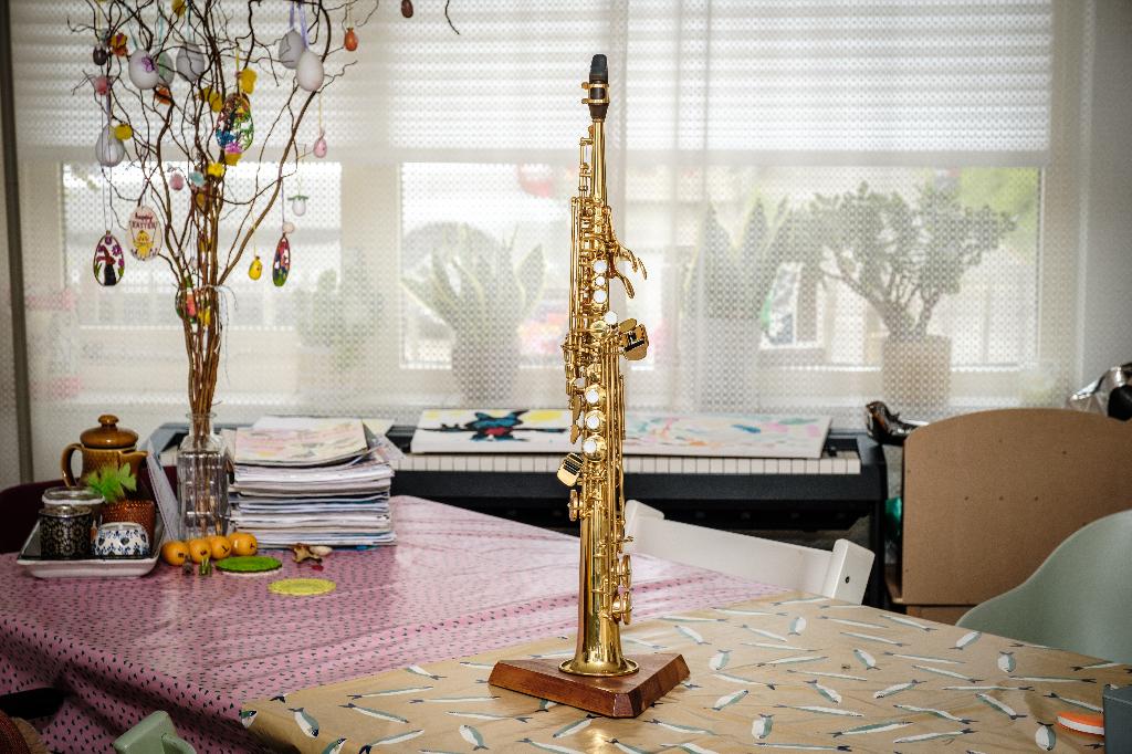 Yamaha YSS-475 sopraan saxofoon YSS 475 sopraansaxofoon, Muziek en Instrumenten, Blaasinstrumenten | Saxofoons, Ophalen, Gebruikt