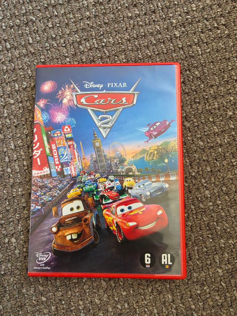 Te Koop: DVD Disney's Cars 2, Cd's en Dvd's, Dvd's | Tekenfilms en Animatie, Tekenfilm, Overige soorten, Ophalen of Verzenden