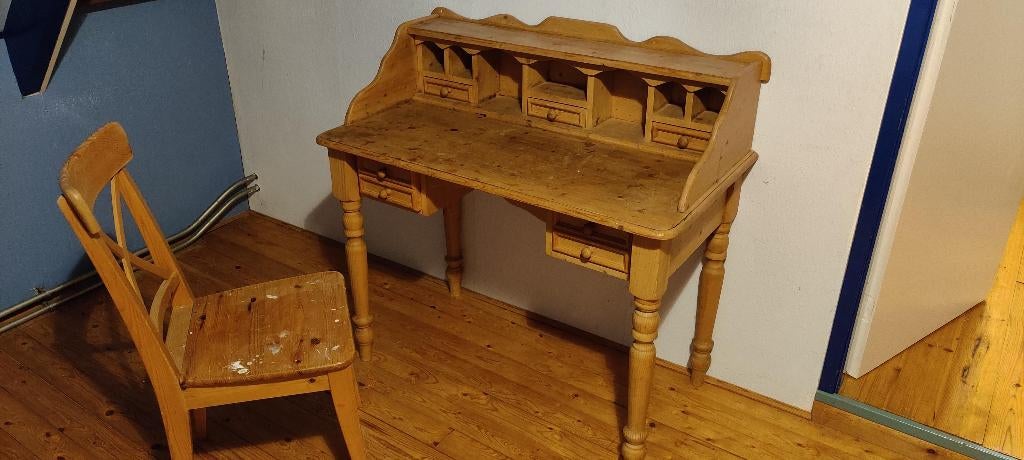bureau hout, Ophalen, Gebruikt