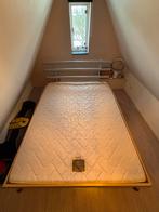 Tweepersoons bed met lattenbodems, Ophalen, Gebruikt, Overige kleuren, Tweepersoons