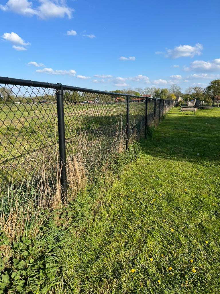 Gaashekwerk 180cm hoog compleet gaas hekwerk nog 100 meter, Tuin en Terras, Tuinhekken en Hekwerk, Ophalen, Zo goed als nieuw