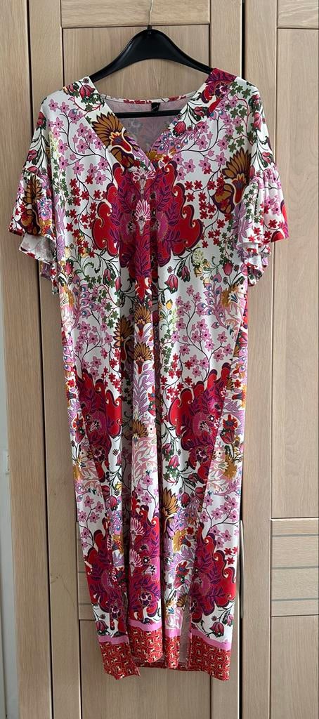 Yoek Zomerkaftan - Kleurrijke Print - Maat 40 - Nieuwstaat, Kleding | Dames, Jurken, Ophalen of Verzenden, Zo goed als nieuw, Maat 38/40 (M)