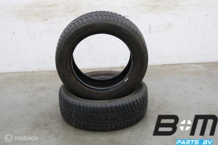 2 x 2055516 91H Nexen WinGuard Sport 2 met 7mm 205 55 16, Gebruikt, 16 inch, Band(en), 205 mm