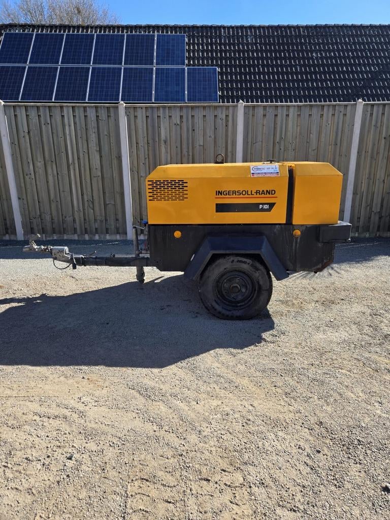 Ingersoll Rand P101 Compressor - Bouwjaar 1998, Ophalen of Verzenden, Geluidgedempt, Gebruikt, 800 liter/min of meer