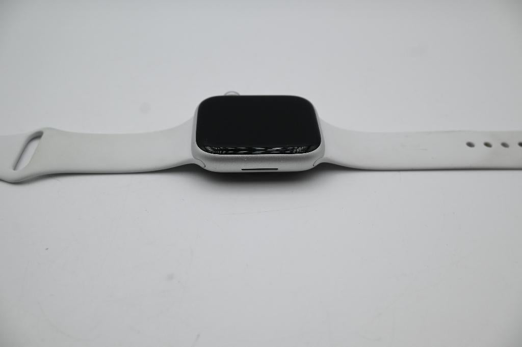 Apple Watch 8 45mm GPS 100% Batterij B-grade, Gebruikt, Zwart, -, Ophalen of Verzenden