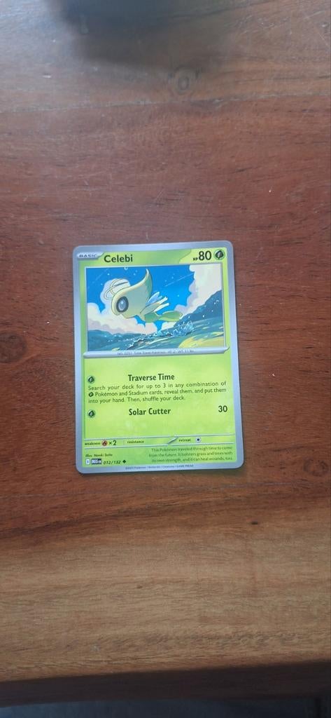 Pokémon kaart Celebi 012/132, Ophalen of Verzenden