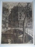 Cornelis Brandenburg - Amsterdam - Herengracht, Antiek en Kunst, Kunst | Etsen en Gravures, Ophalen of Verzenden