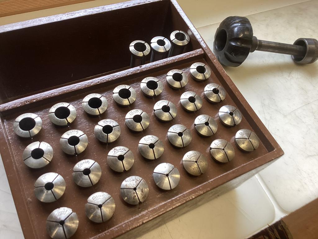 Lorch spantangen set voor draaibank Emco Mat 7 (31 stuks), Ophalen of Verzenden, Gebruikt