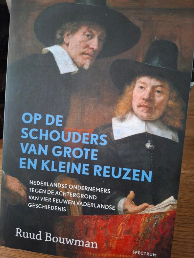 Op de schouders van grote en kleine reuzen ruud bouwman, Boeken, Verzenden, Zo goed als nieuw, Nederland
