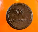 Le Creuset pan gietijzer oranje, Huis en Inrichting, Keuken | Potten en Pannen, Ophalen of Verzenden, Zo goed als nieuw, Gietijzer