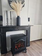 Elektrische sfeerhaard in de vorm van een oude kachel, Gebruikt, Overige soorten, Elektrisch, Ophalen of Verzenden