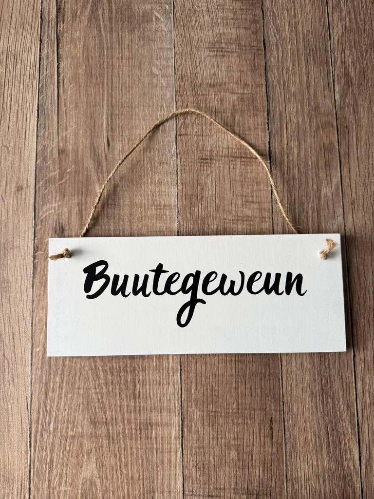 Zeeuws tekstbordje, Huis en Inrichting, Ophalen of Verzenden, Nieuw