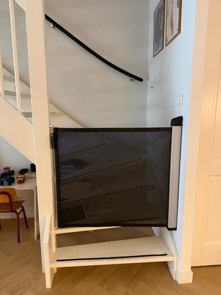 Lascal Kiddy Guard Avant traphekjes - 3 stuks, Kinderen en Baby's, Traphekjes, Ophalen, Overige materialen, Oprolhekje, Zo goed als nieuw