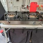 Klarstein 2-pits gasfornuis, Ophalen, Vrijstaand, Gas, Minder dan 85 cm